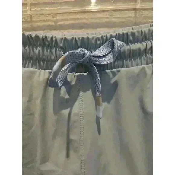 Fabletics Women's Blue Workout Shorts M Elastic Waist Drawstring Pocket - Picture 4 of 6